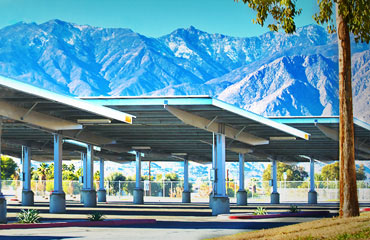 Palm Spring USD PV Canopies - project photo
